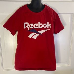 Boys red Reebok tshirt